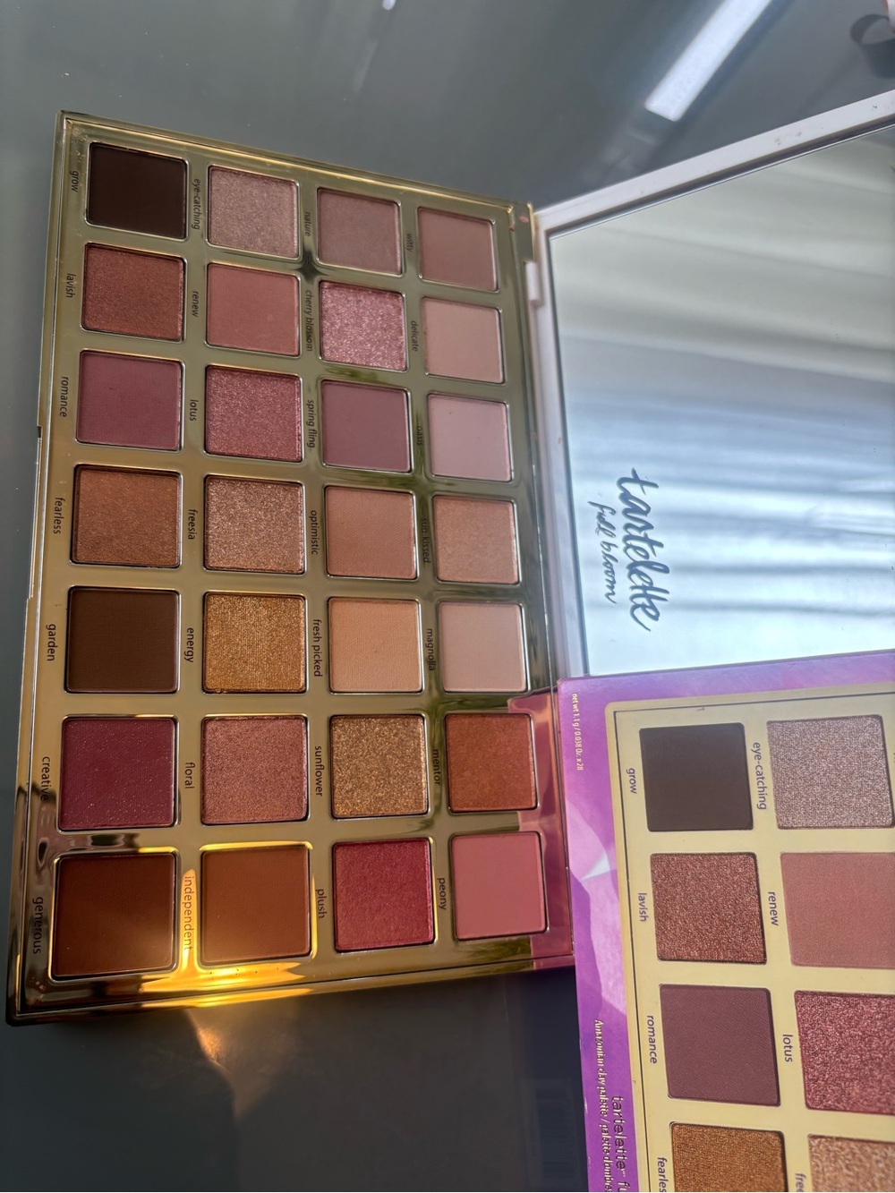 FULL BLOOM NEW IN BOX TARTE Eyeshadow Palette — Pink, Rose, Copper & Gold Shades